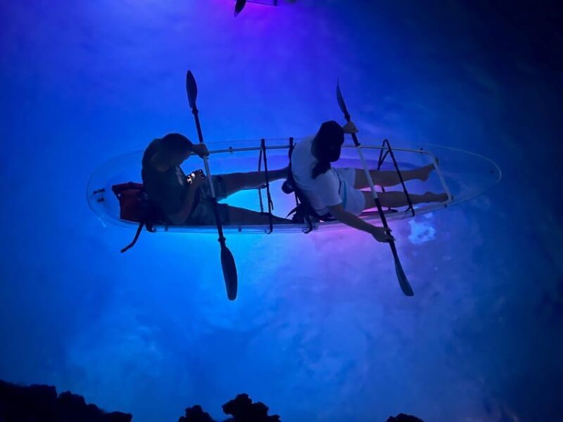 pula-sunset-night-illuminated-transparent-kayak-tour