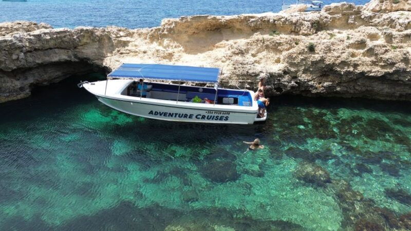 sliema-boat-trip-to-comino-blue-lagoon-gozo-and-caves