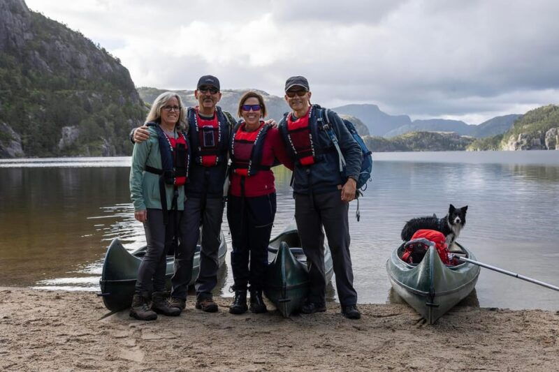 stavanger-preikestolen-hidden-trail-hike-canoe-lunch