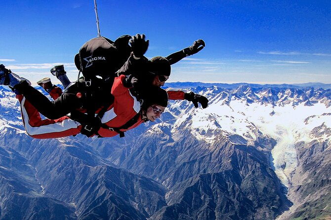 Tandem Skydive 16,500ft from Franz Josef - FAQs