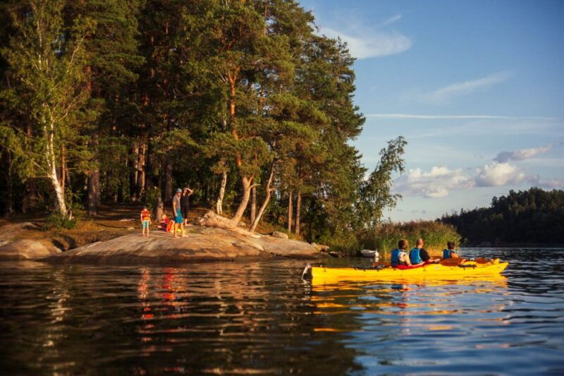 vaxholm-stockholm-archipelago-sunset-kayaking-tour-and-fika