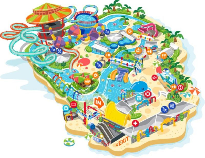 Bangkok: Pororo Aqua Park Entry Ticket - Thrilling Slides and Competitive Racing