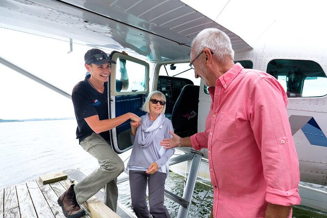 Crater Lakes Scenic Flight with Natural Hot Pool Bathing by Floatplane - The Sum Up