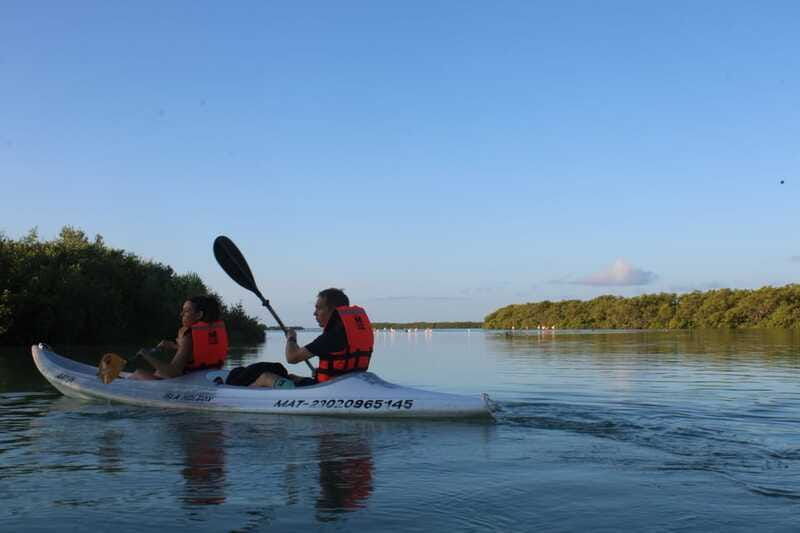 holbox-guided-sunrise-sunset-kayak-tour-by-mangrove-reserve