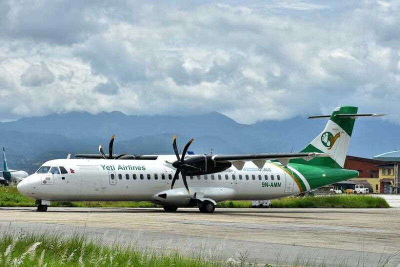 one-way-flight-from-bhairawaha-to-kathamndu