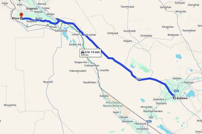 Private Bukhara-Khiva Transfer via Ancient Fortresses - What Reviewers Say