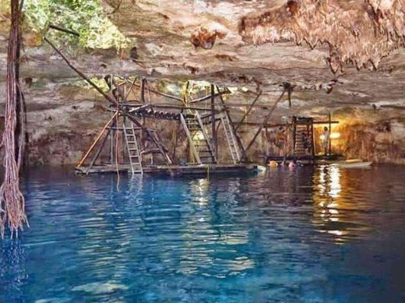 puerto-morelos-shopping-tour-cenote-kin-ha