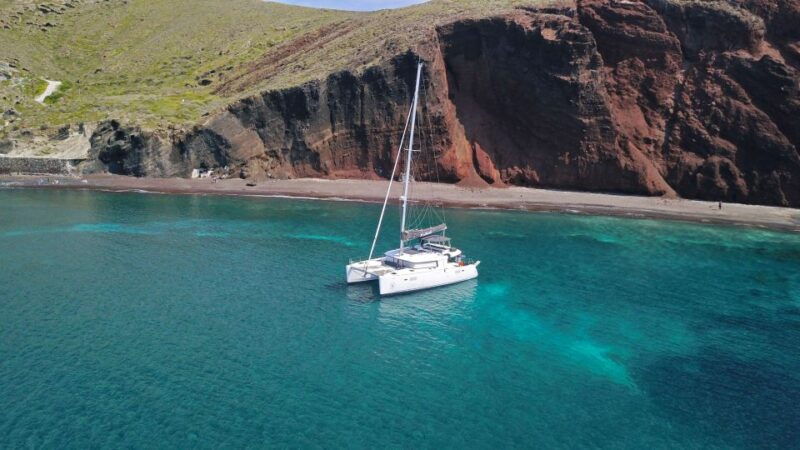 santorini-southern-island-luxury-catamaran-cruise-with-meal