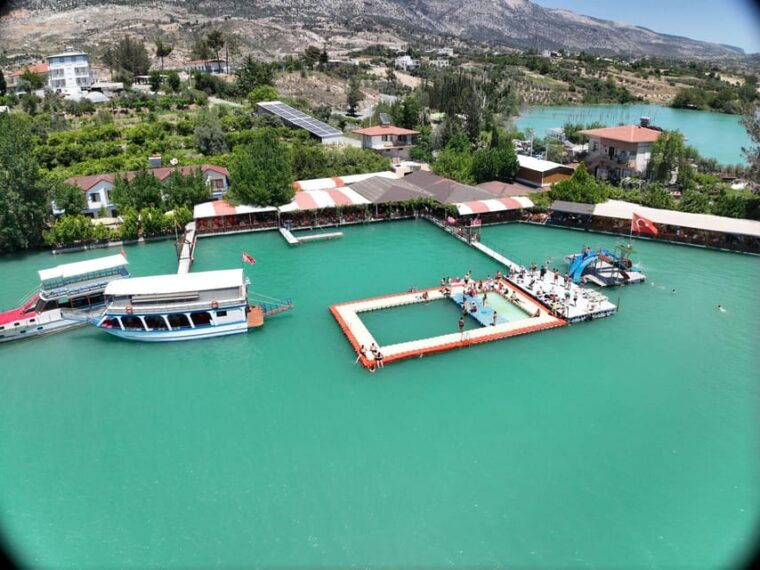 side-electric-catamaran-cruise-waterfall-seleukia-mosque