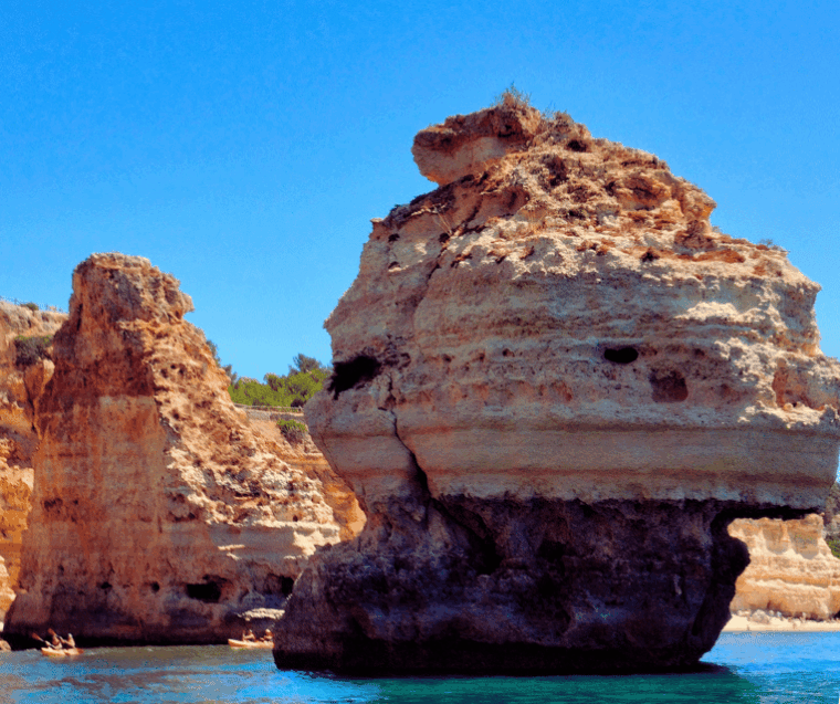 sunset-marinha-beach-benagil-cave-boat-tour
