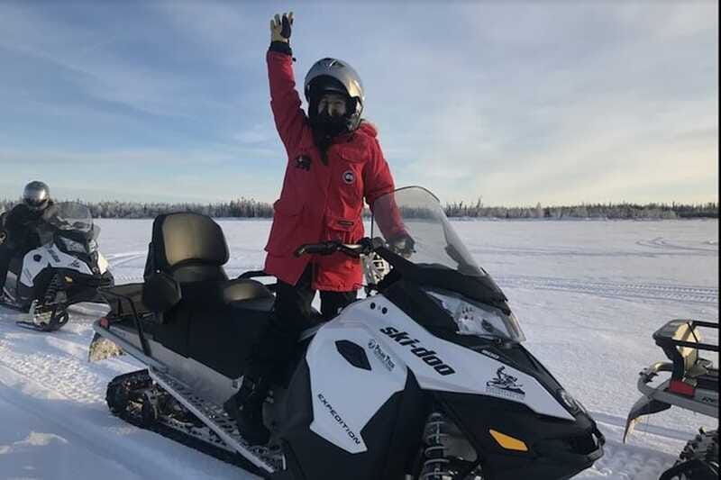 yellowknife-backcountry-snowmobile-tour-with-winter-gear