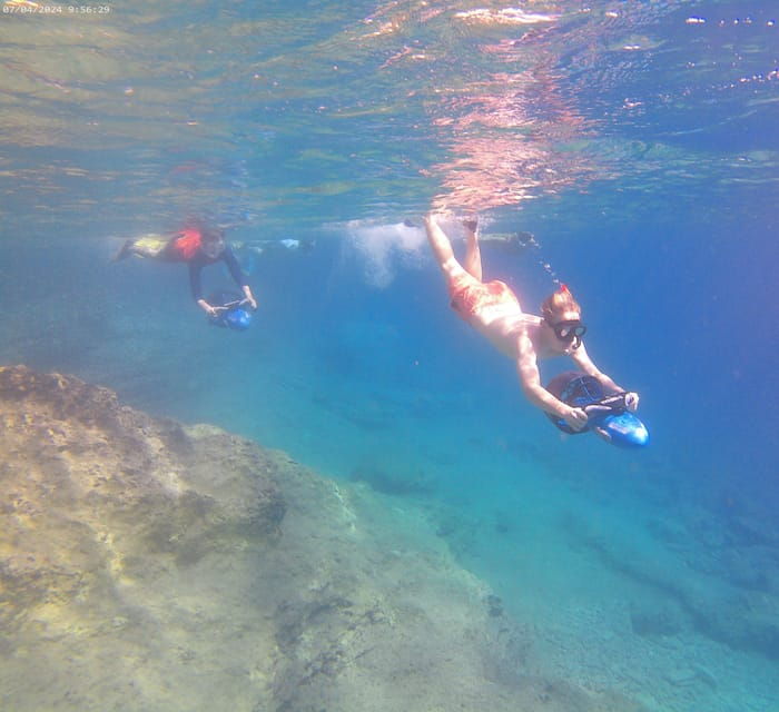 chania-sea-scooter-snorkeling-boat-tour