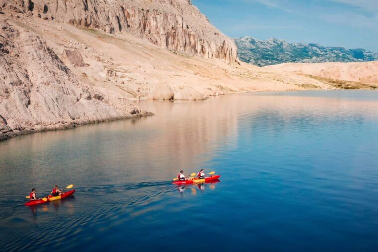 from-metajna-novalja-pag-bay-guided-sea-kayaking-tour