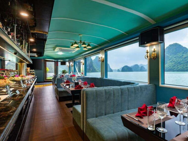 halong-bay-5-star-day-cruise-with-swimm-pool-buffet-kayak
