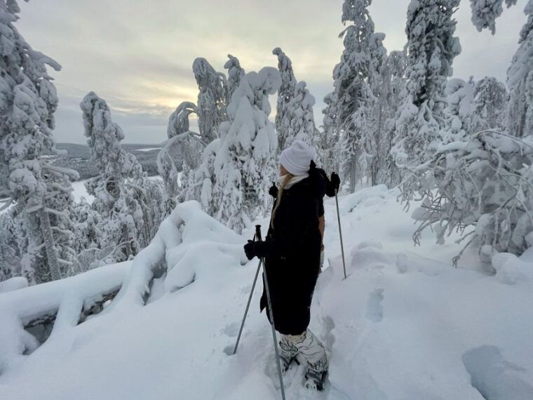 levi-lakeside-forest-snowshoeing