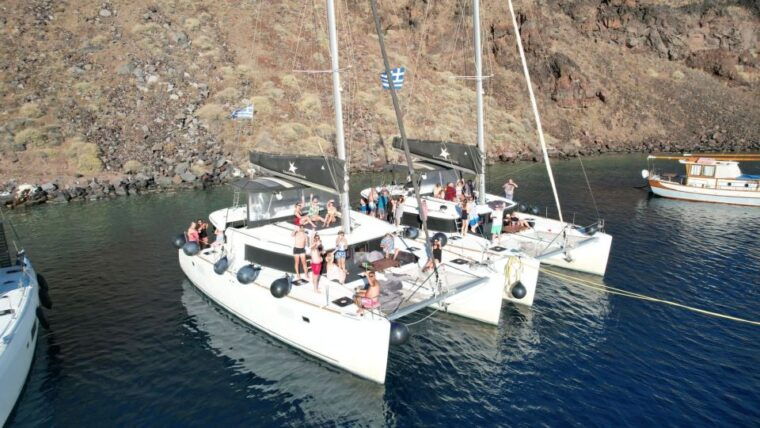 santorini-catamaran-cruise-with-swimming-meal-and-open-bar