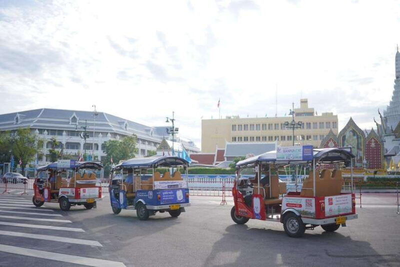 Bangkok: Tuk Tuk Day Pass App & Boat Chao Phraya River - Transportation Features
