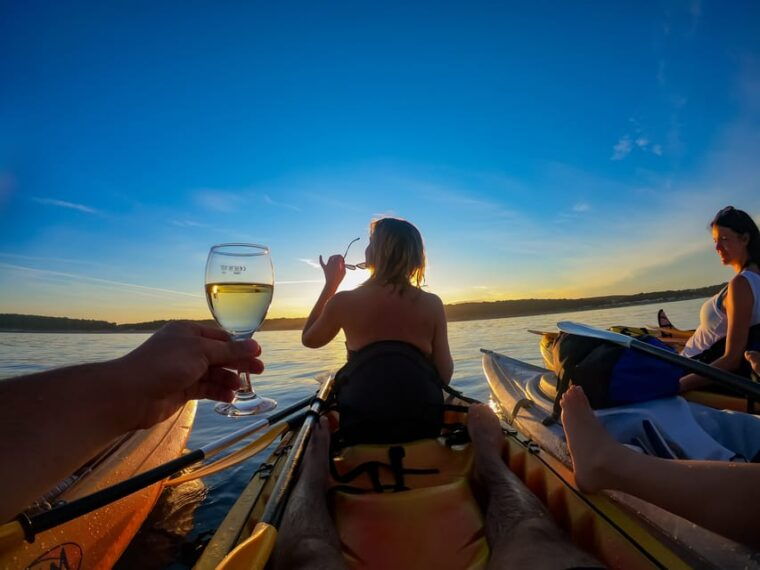 cape-kamenjak-sunset-kayak-sup-wine-tour