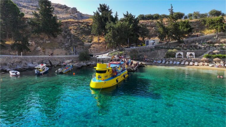 lindos-submarine-cruise-with-swimming-stop-at-navarone-bay