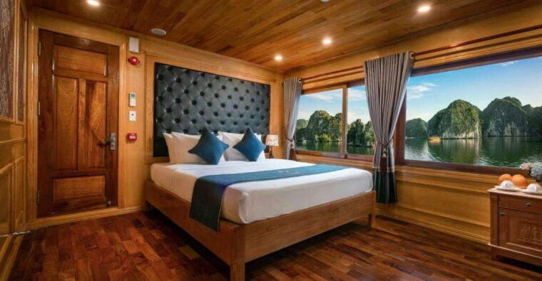 ninh-binh-lan-ha-bay-cozy-cruises-bike-tour-kayak-meals