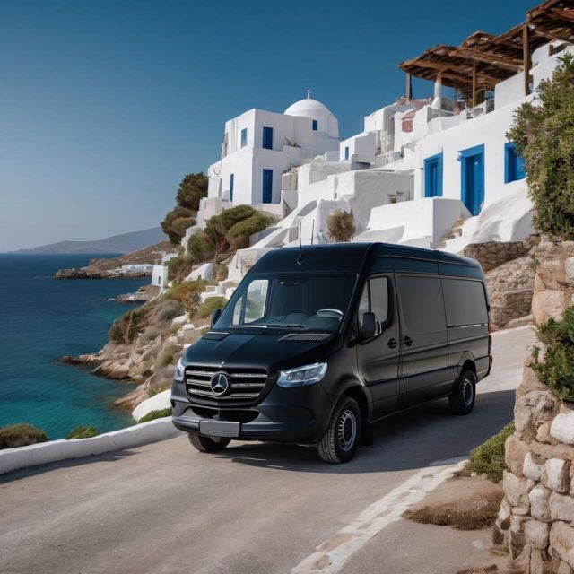 private-transfer-airport-to-mykonos-old-port-with-mini-bus