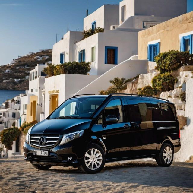 private-transfer-mykonos-windmills-to-airport-with-mini-van