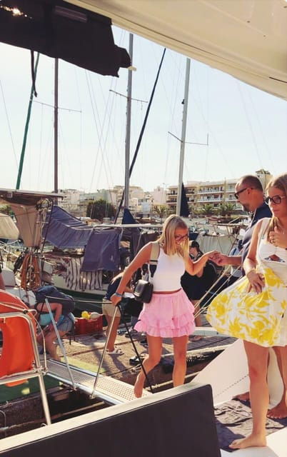 rethymno-sunset-catamaran-cruise-with-wine-and-snacks-2