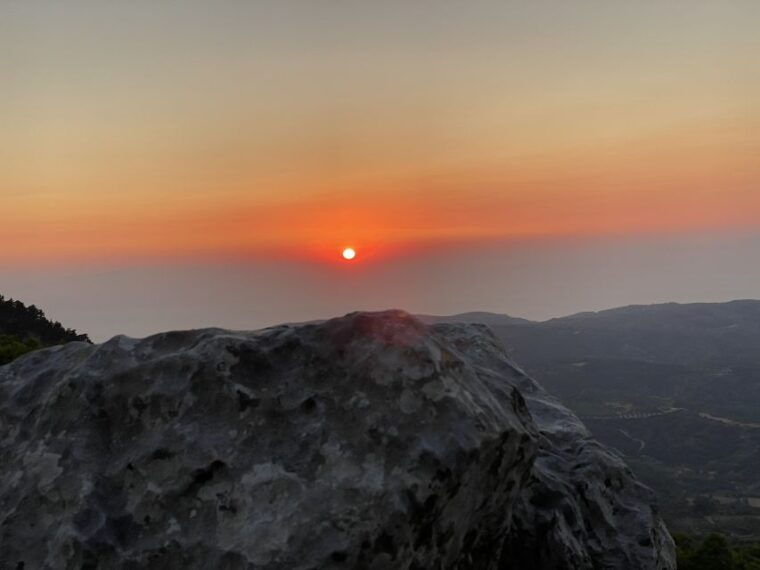 rhodes-salakos-profitis-ilias-hike-with-sunset