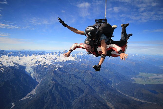 Tandem Skydive 10,000ft from Franz Josef - FAQ