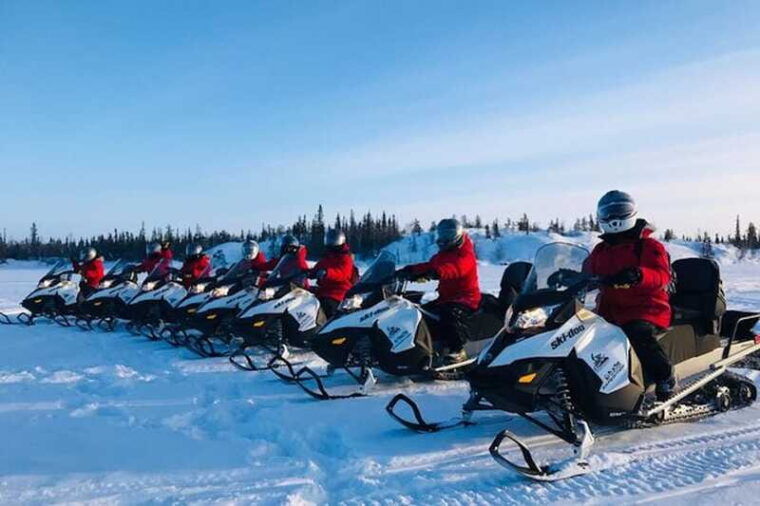 yellowknife-backcountry-snowmobile-tour-with-winter-gear