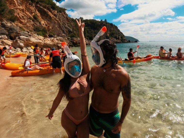 arrabida-kayak-wild-beach-snorkeling-with-pickup-option