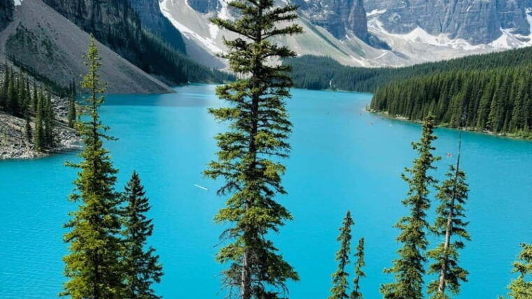 banff-lake-louise-moraine-emerald-johnston-canyon-tour