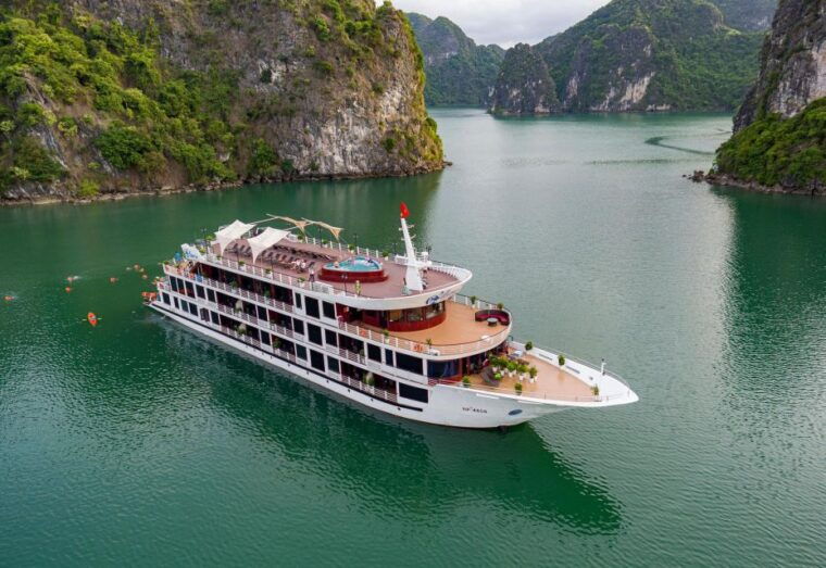 from-hanoi-2-day-cruise-trip-with-private-balcony-bathtub