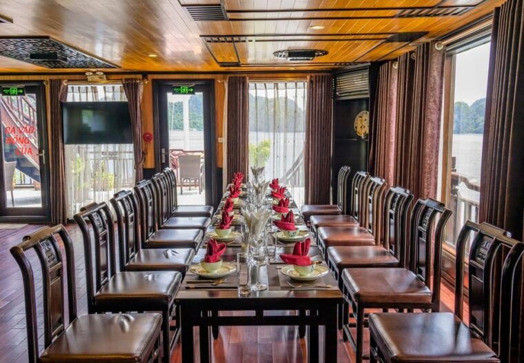 from-ninh-binh-2days-cozy-boutique-lan-ha-bay-cruise-bbq