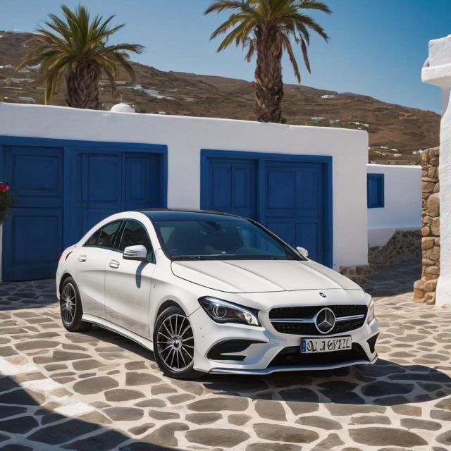 private-transfer-mykonos-windmills-to-your-villa-with-sedan