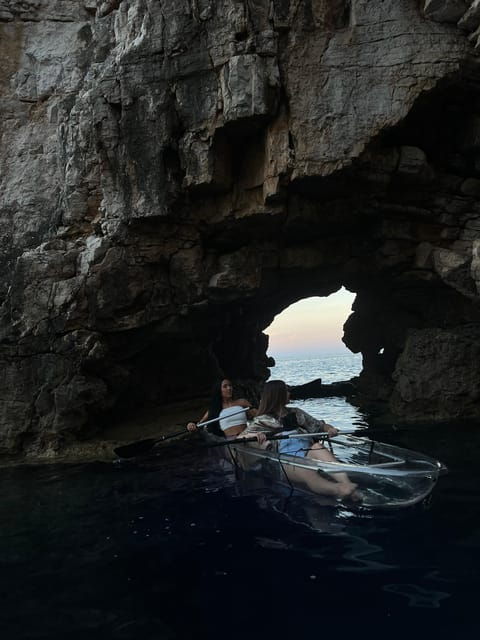 pula-sunset-night-illuminated-transparent-kayak-tour