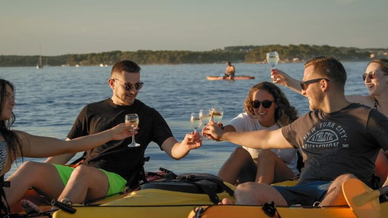 cape-kamenjak-sunset-kayak-sup-wine-tour