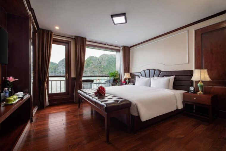 from-hanoi-2-day-cruise-trip-with-private-balcony-bathtub