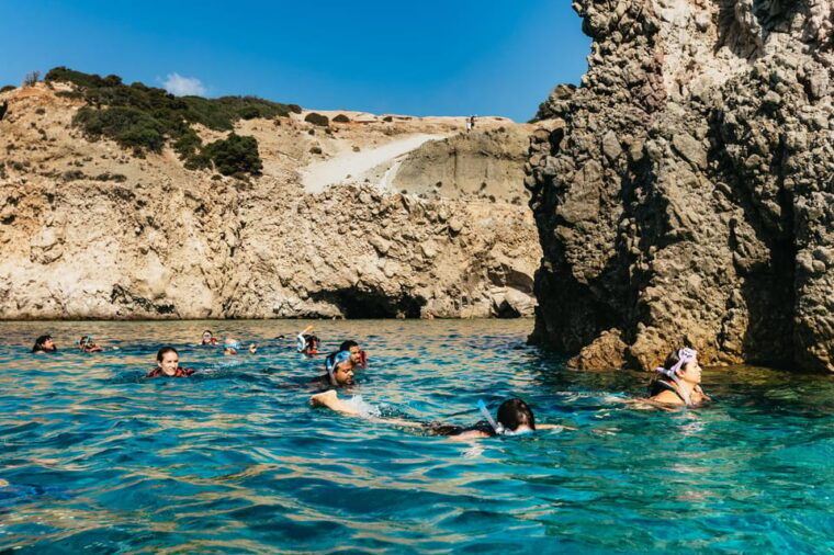 milos-tsigrado-and-gerakas-beach-kayaking-tour