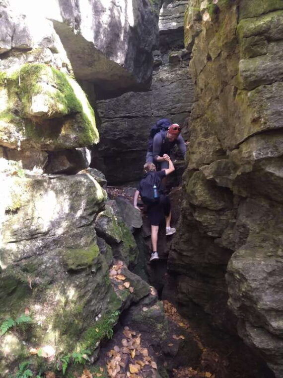 private-nottawasaga-bluffs-caves-hike-creemore-collingwood