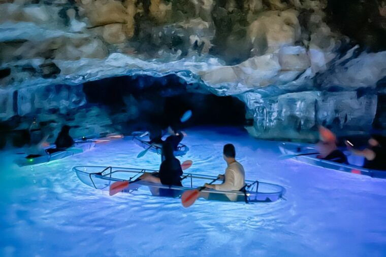 pula-night-time-sea-kayaking-tour-in-transparent-kayak
