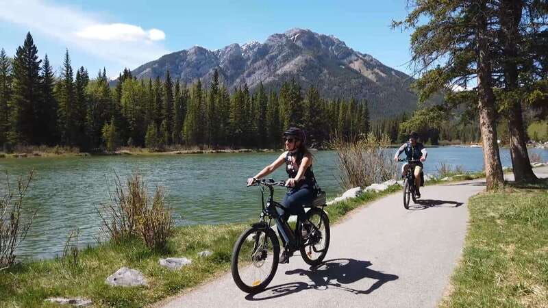 banff-bow-river-e-bike-tour-and-sundance-canyon-hike