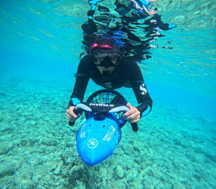 chania-sea-scooter-snorkeling-boat-tour