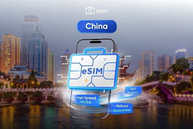 China eSIM (3-30 days. Up to 60GB) - Ease of Purchase and Activation