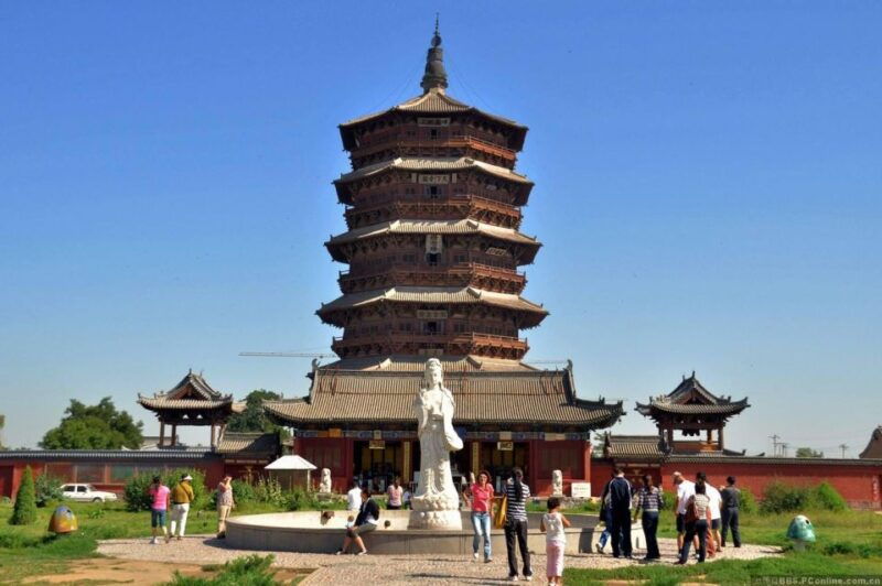 datong-yungang-grottoes-hanging-temple-wooden-pagoda-by-car