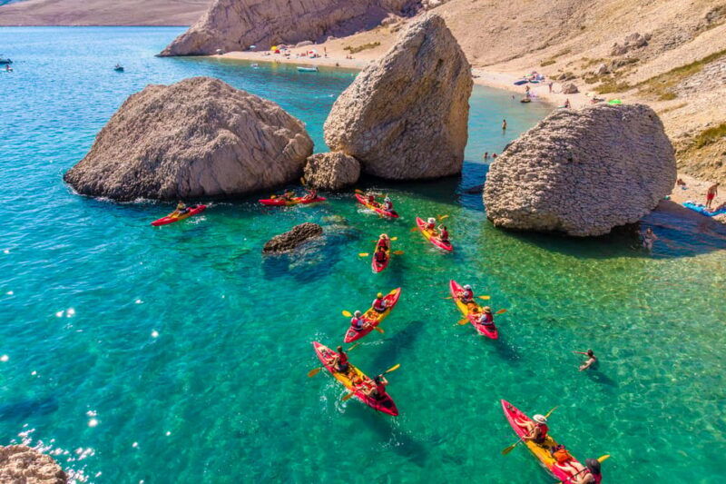 from-metajna-novalja-pag-bay-guided-sea-kayaking-tour