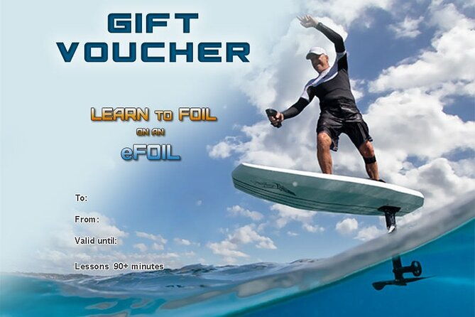 Gift Voucher - Learn to Hydrofoil, on an eFoil - Key Points