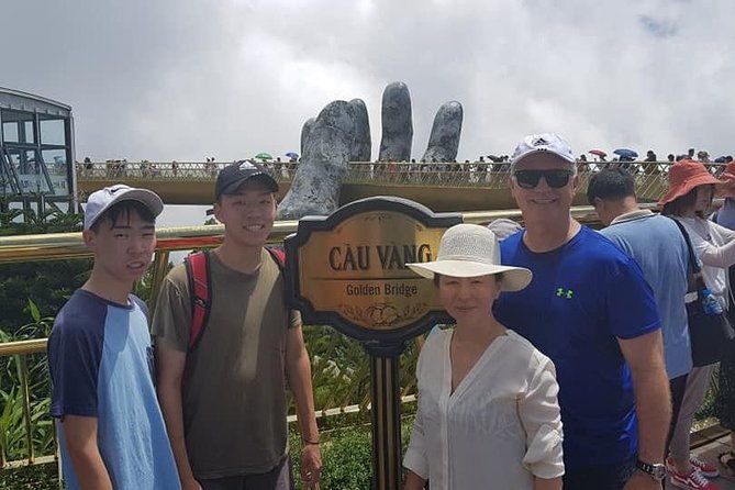 Golden Bridge-Dragon Bridge-Marble Moutain-Monkey Mountain fromHoi An or Da Nang - What to Expect from the Itinerary