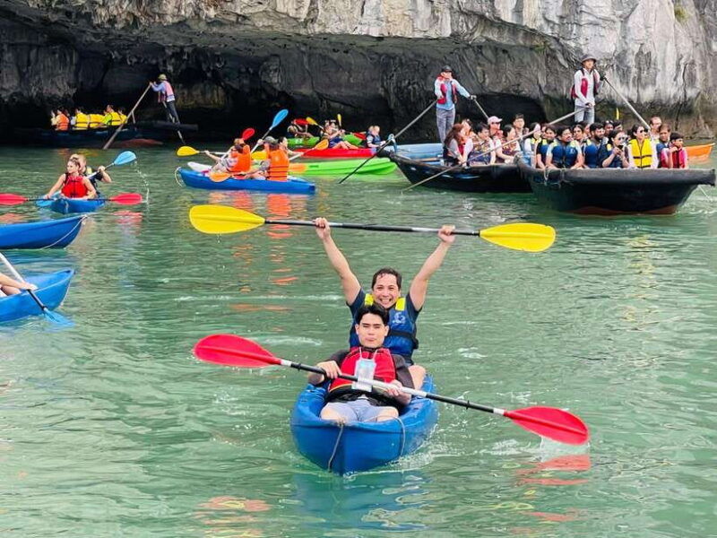 ha-long-bay-luxury-day-cruise-caves-kayak-buffet-lunch