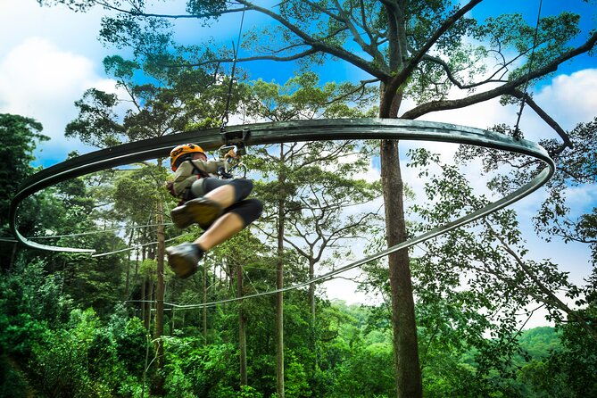 Jungle Flight Zipline Roller Coaster - An Exciting Day in the Thai Jungle